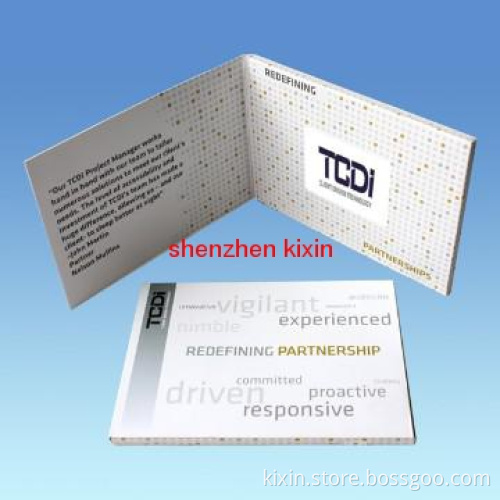 factory supply 4.3inch video in print